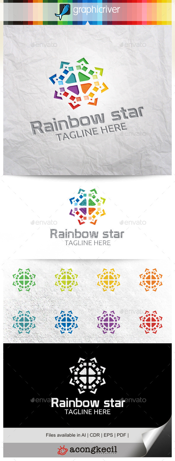 GraphicRiver Rainbow Star V.2 11309501 GraphicRiver Rainbow Star V.2 11309501