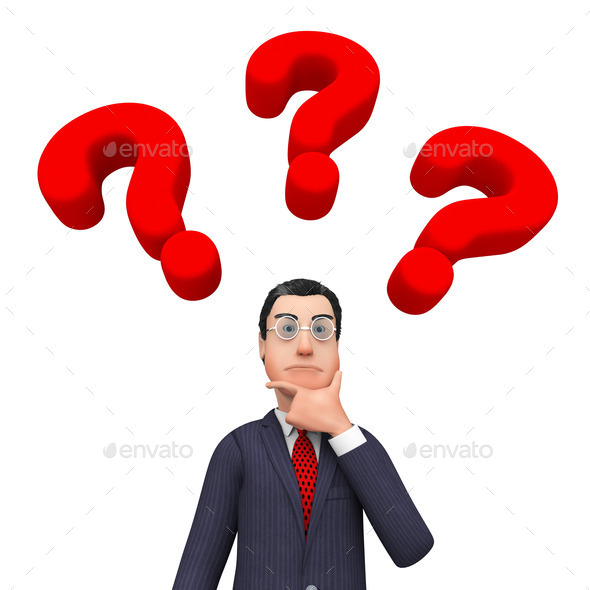 Businessman Thinking Indicates Frequently Asked Questions And About