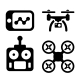 Quadrocopter Icons.