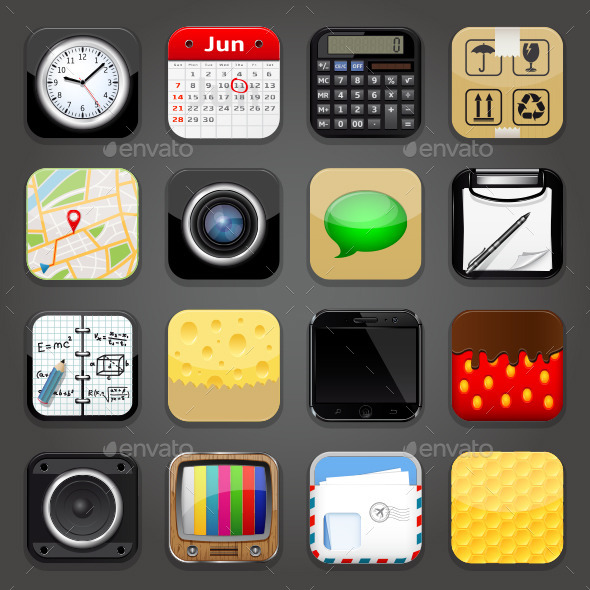 Apps Icon Set (Web)