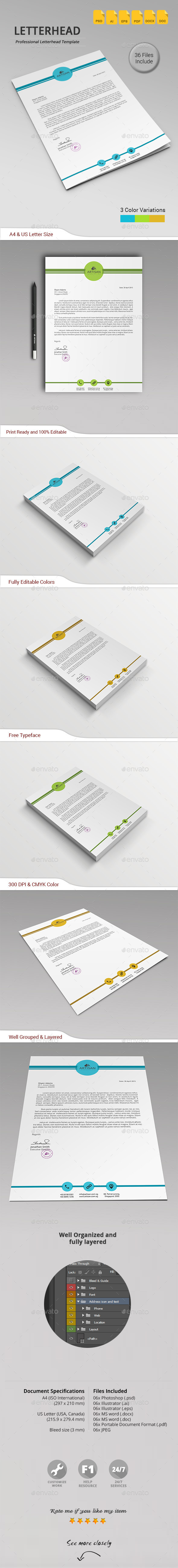 GraphicRiver Letterhead 11311650 GraphicRiver Letterhead 11311650