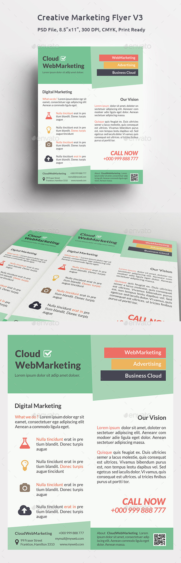 GraphicRiver Creative Marketing Flyer V3 11312160 GraphicRiver Creative Marketing Flyer V3 11312160