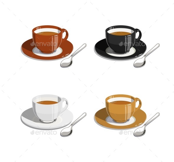 GraphicRiver Cups of Coffee 11312599 GraphicRiver Cups of Coffee 11312599