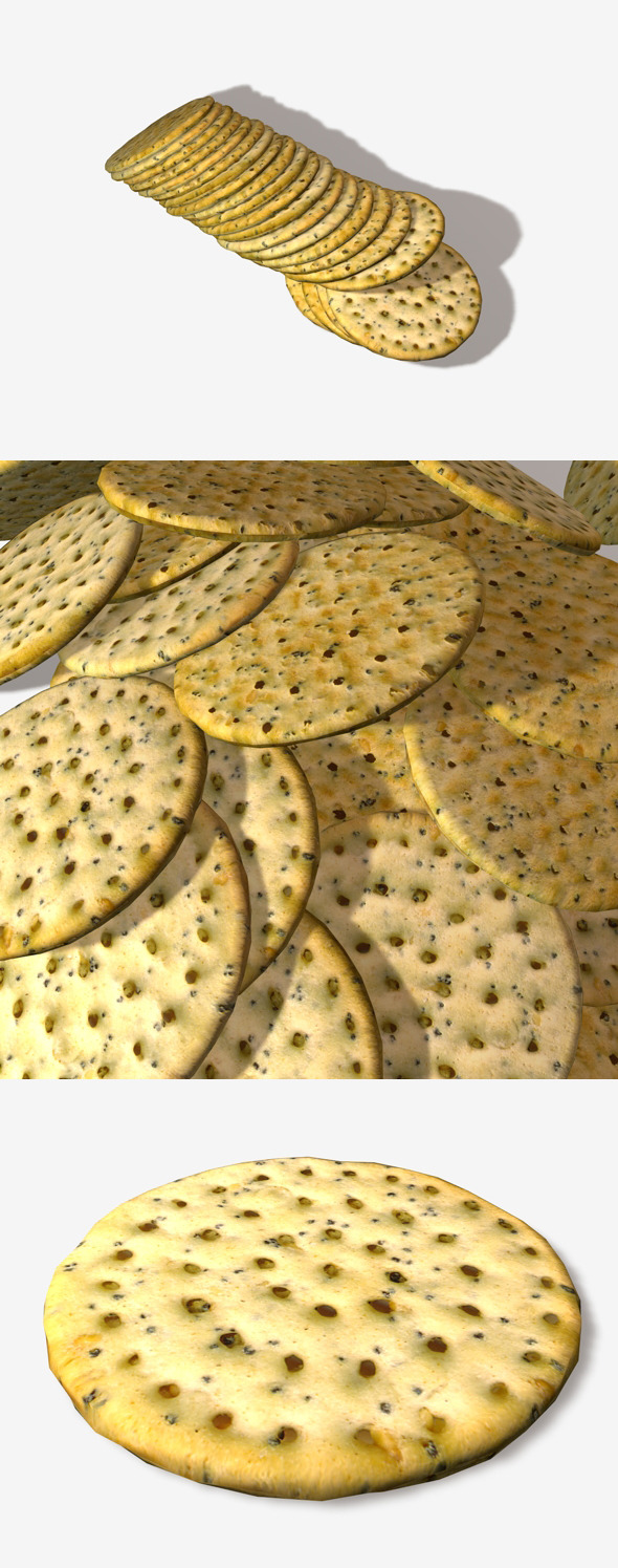 3DOcean Poppyseed Cracker 11313205 3DOcean Poppyseed Cracker 11313205