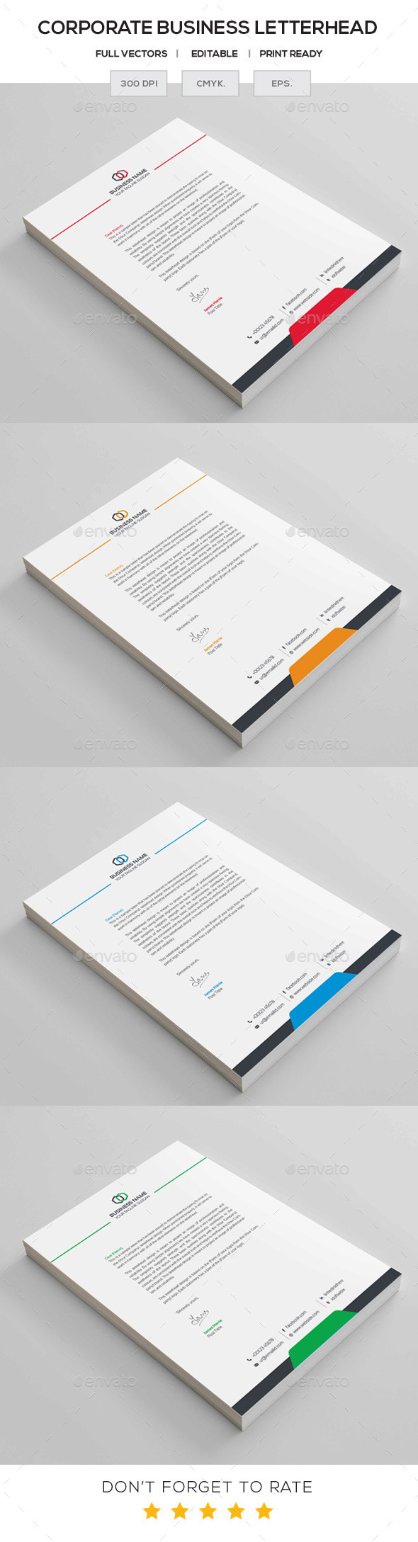 GraphicRiver Business Letterhead 11313969 GraphicRiver Business Letterhead 11313969