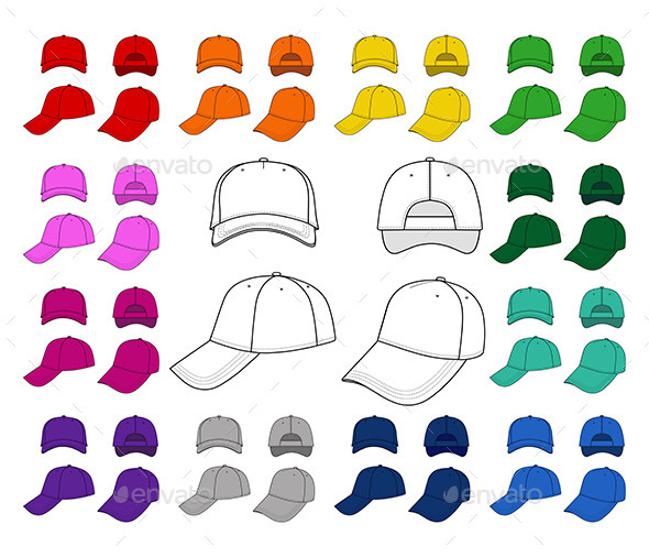 GraphicRiver Cap Outlined Template 11314162 GraphicRiver Cap Outlined Template 11314162