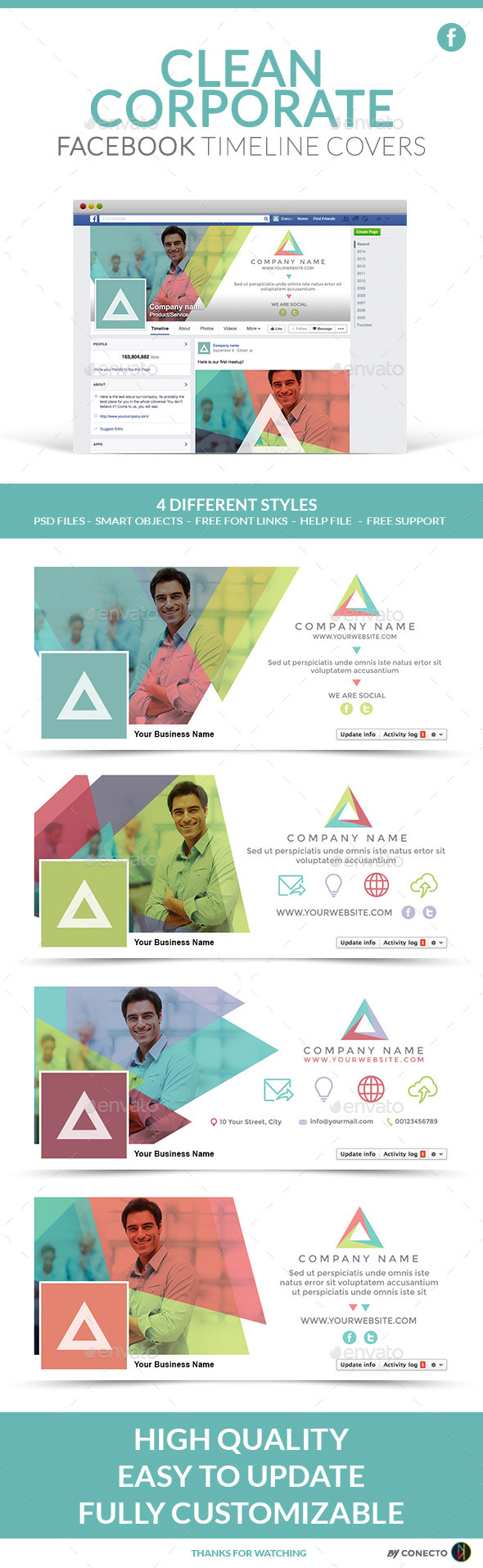 GraphicRiver Twitter Profile Covers Clean Corporate 11314293 GraphicRiver Twitter Profile Covers Clean Corporate 11314293