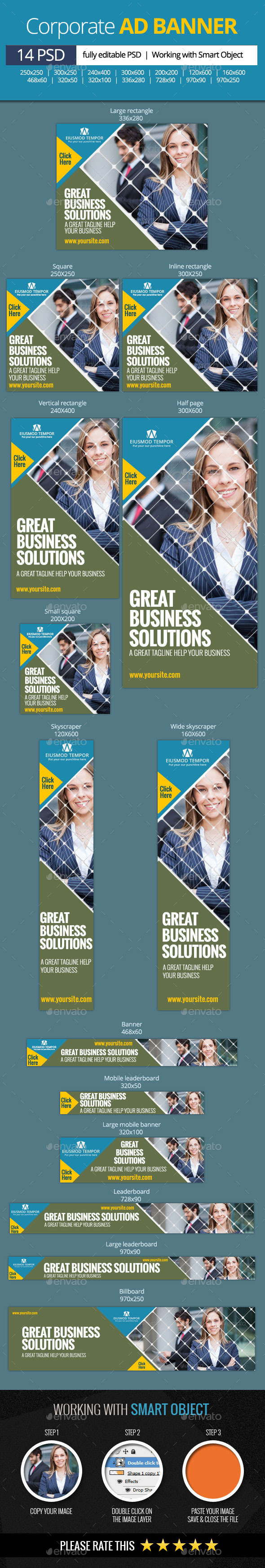 GraphicRiver Corporate and Business web banners 11315917 GraphicRiver Corporate and Business web banners 11315917