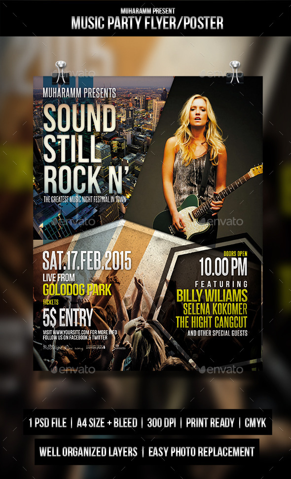 GraphicRiver Music Party Flyer Poster 11316735 GraphicRiver Music Party Flyer Poster 11316735