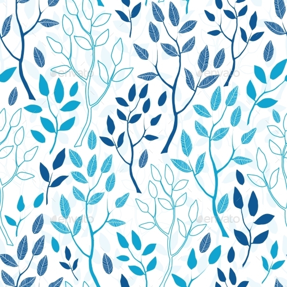 GraphicRiver Vector Blue Forest Seamless Pattern Background 11317105 GraphicRiver Vector Blue Forest Seamless Pattern Background 11317105