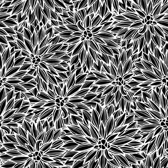 GraphicRiver Seamless Pattern With Flowers Dahlia 11317552 GraphicRiver Seamless Pattern With Flowers Dahlia 11317552
