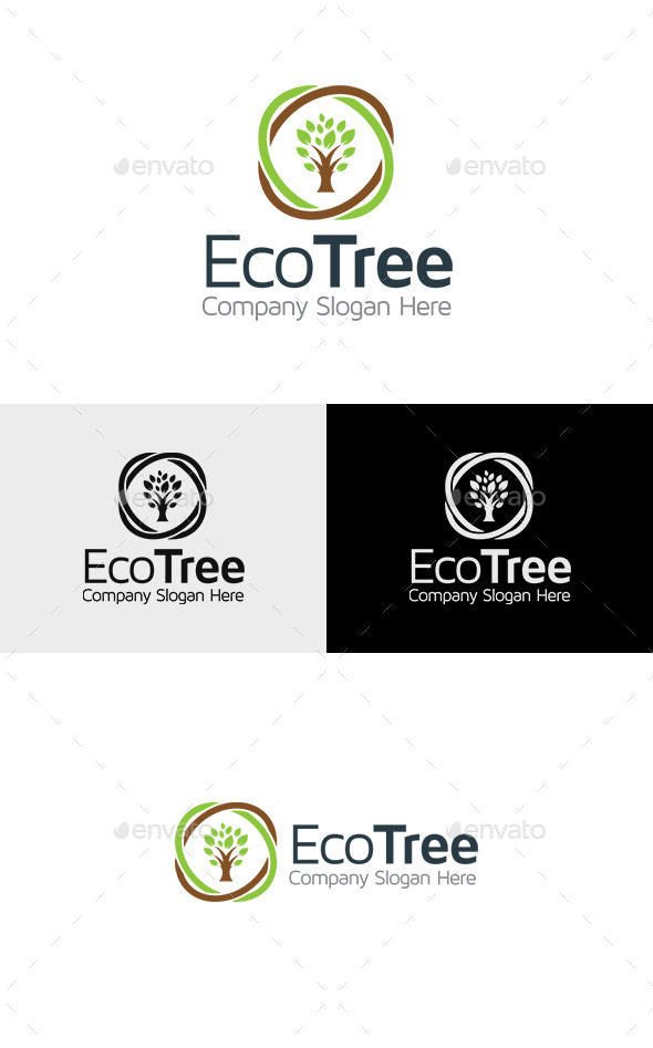 GraphicRiver Eco Tree Logo 11317840 GraphicRiver Eco Tree Logo 11317840