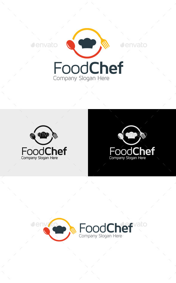 GraphicRiver Food Chef Logo 11317944 GraphicRiver Food Chef Logo 11317944
