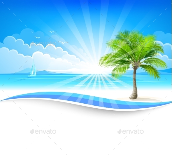 GraphicRiver Paradise Island 11319109 GraphicRiver Paradise Island 11319109