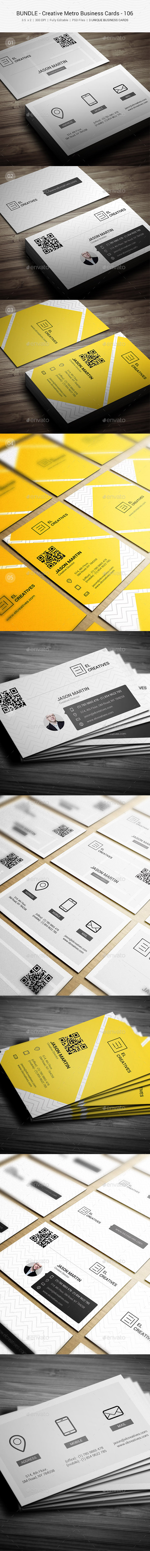 GraphicRiver Bundle Creative Metro Business Card 106 11320013 GraphicRiver Bundle Creative Metro Business Card 106 11320013