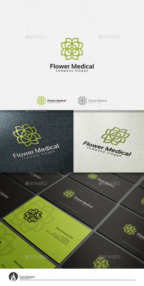 GraphicRiver Flower Medical Logo 11320055 GraphicRiver Flower Medical Logo 11320055