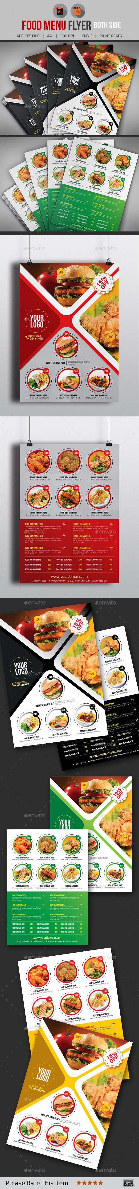 GraphicRiver Food Menu Flyer V2 11280247 GraphicRiver Food Menu Flyer V2 11280247