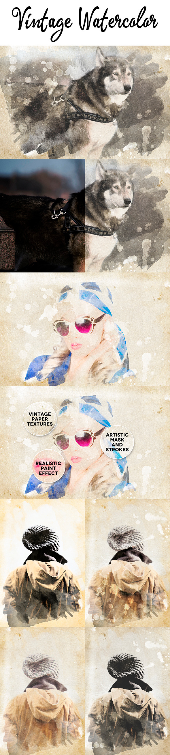 GraphicRiver Vintage Watercolor Action Vol 02 11321769 GraphicRiver Vintage Watercolor Action Vol 02 11321769