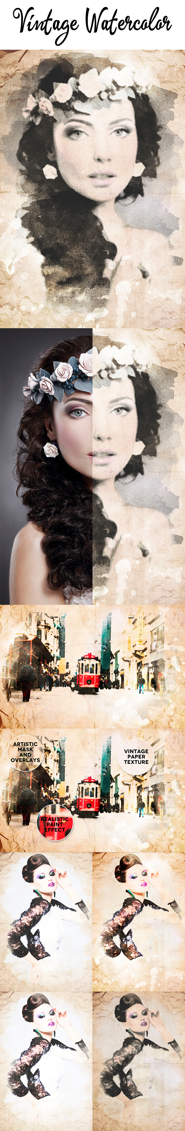 GraphicRiver Vintage Watecolor Action Vol 03 11321781 GraphicRiver Vintage Watecolor Action Vol 03 11321781