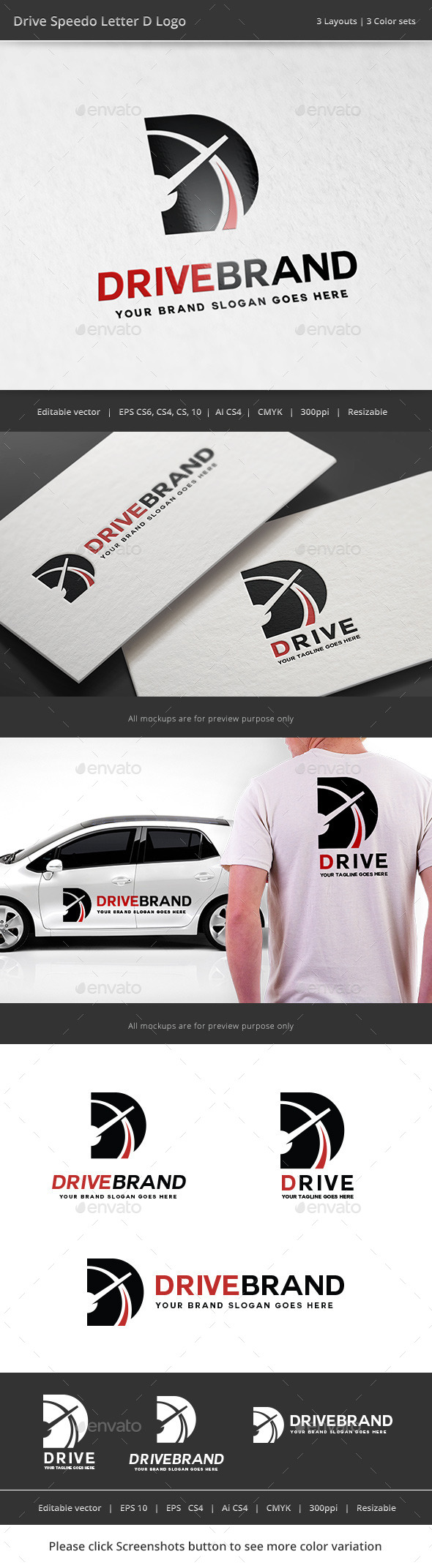 GraphicRiver Drive Letter D Logo 11322178 GraphicRiver Drive Letter D Logo 11322178