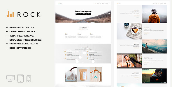 ROCKFOLIO - Portfolio & Agency HTML Template