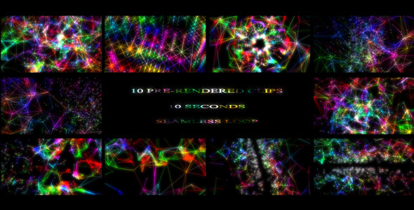 Plexus Colorful Lines And Dots Plexus Colorful Lines And Dots