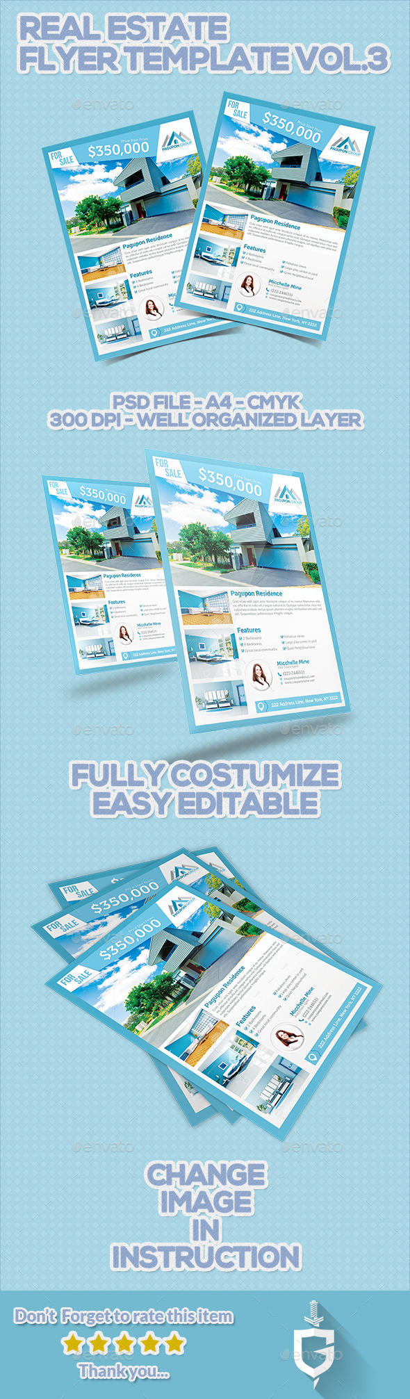 Real Estate Flyer Template Vol.3 (Commerce)