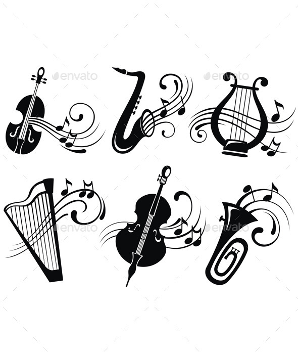 GraphicRiver Musical Icons 11322375 GraphicRiver Musical Icons 11322375