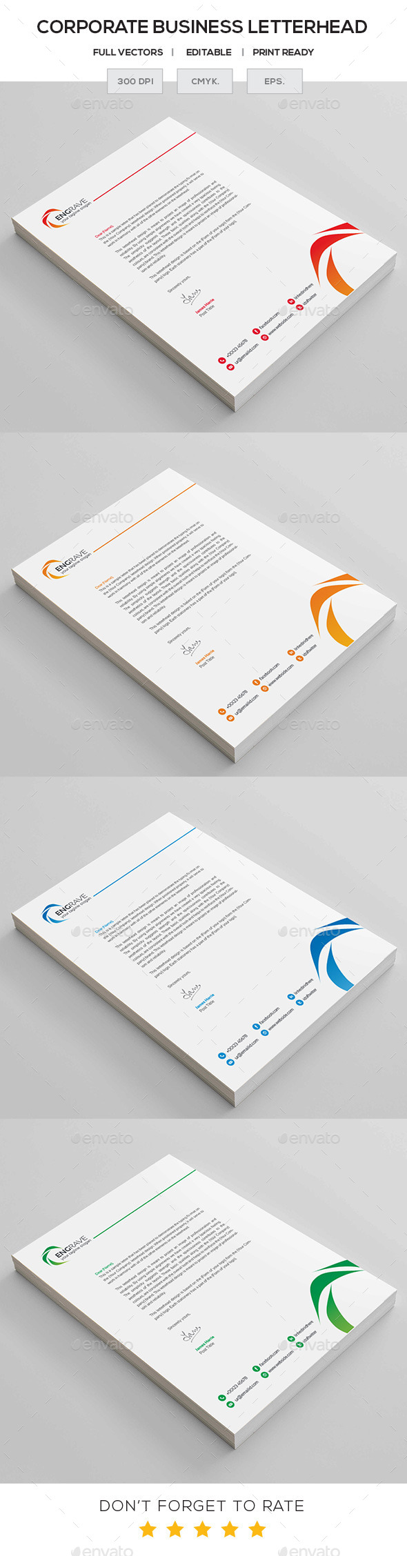 Engrave Letterhead (Stationery)