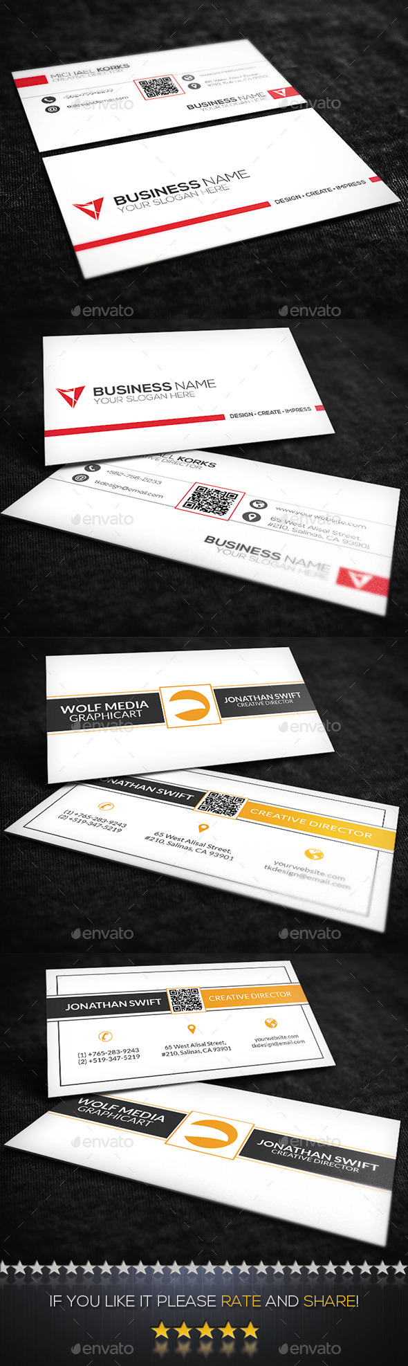 GraphicRiver 2 in 1 Corporate Business Card Bundle No.05 11322749 GraphicRiver 2 in 1 Corporate Business Card Bundle No.05 11322749