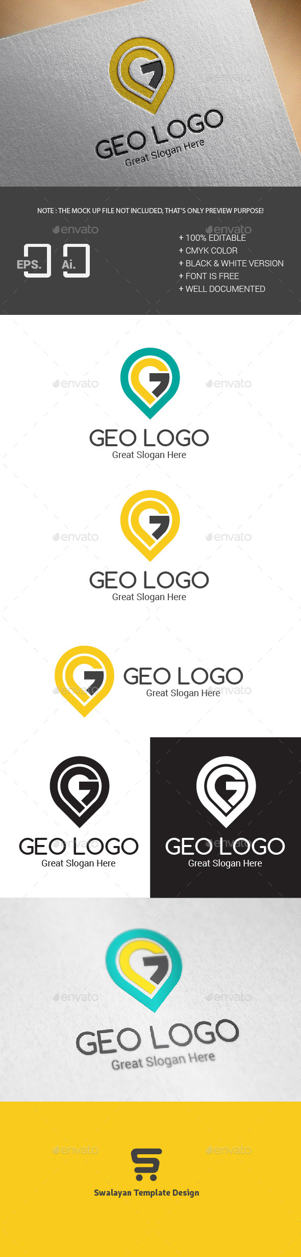 GraphicRiver Geo Logo Template 11323230 GraphicRiver Geo Logo Template 11323230