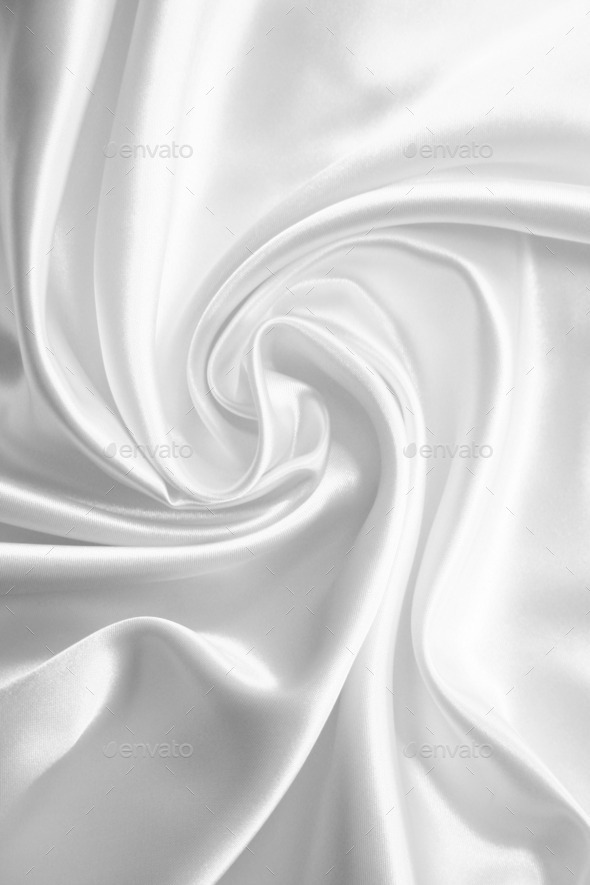 Smooth elegant white silk or satin as wedding background (Misc) Photo Download