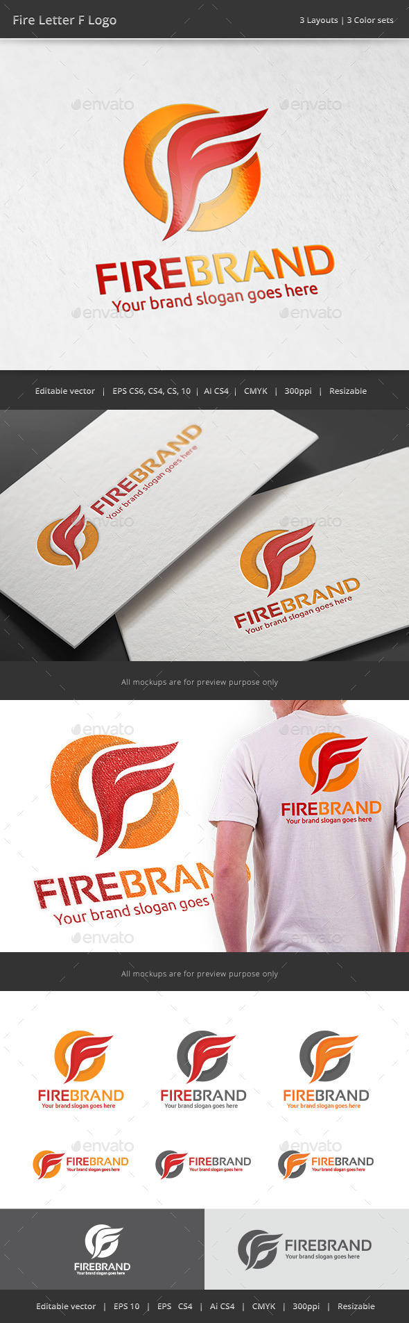 GraphicRiver Fire Brand Letter F Logo 11323499 GraphicRiver Fire Brand Letter F Logo 11323499