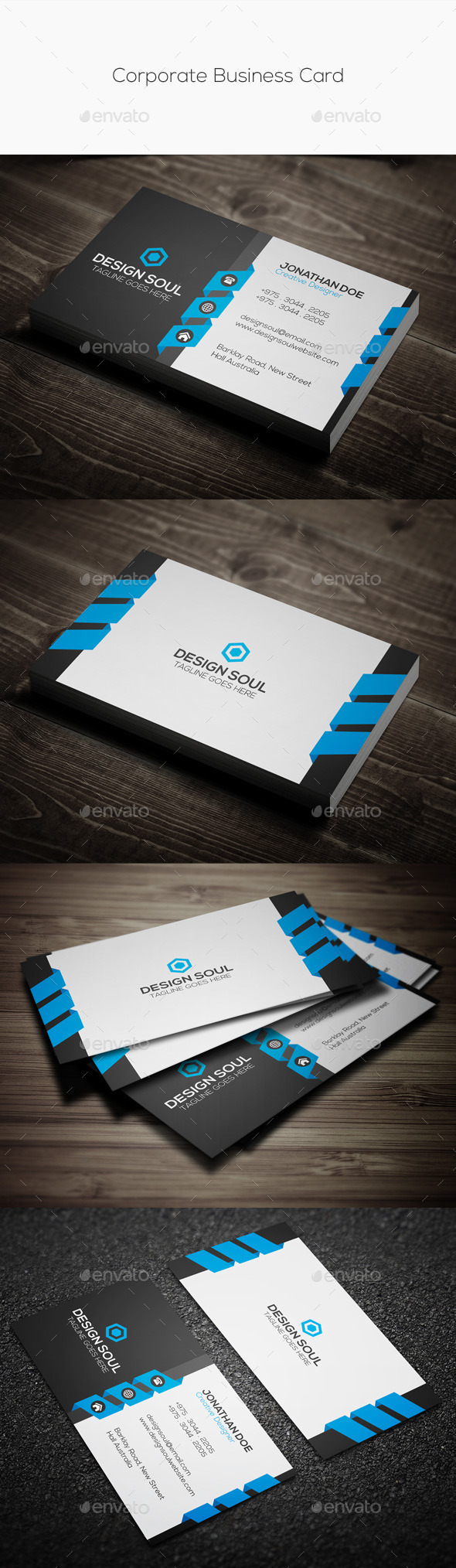GraphicRiver Corporate Business Card 11324454 GraphicRiver Corporate Business Card 11324454