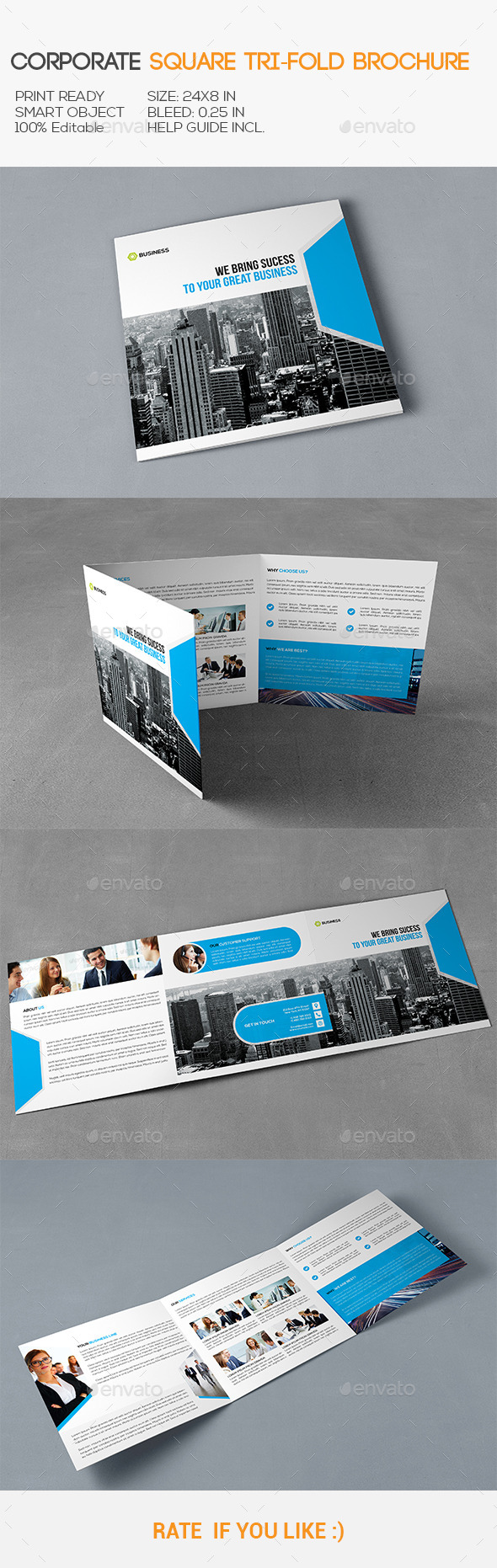 GraphicRiver Corporate Square Trifold Brochure 11325203 GraphicRiver Corporate Square Trifold Brochure 11325203
