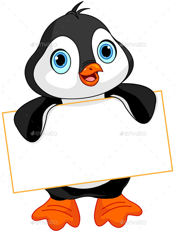 GraphicRiver Penguin Sign 11325675 GraphicRiver Penguin Sign 11325675