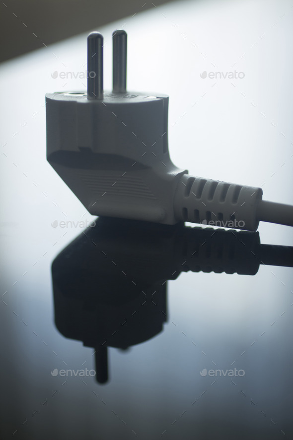 EU two pin plug silhouette photo (Misc) Photo Download