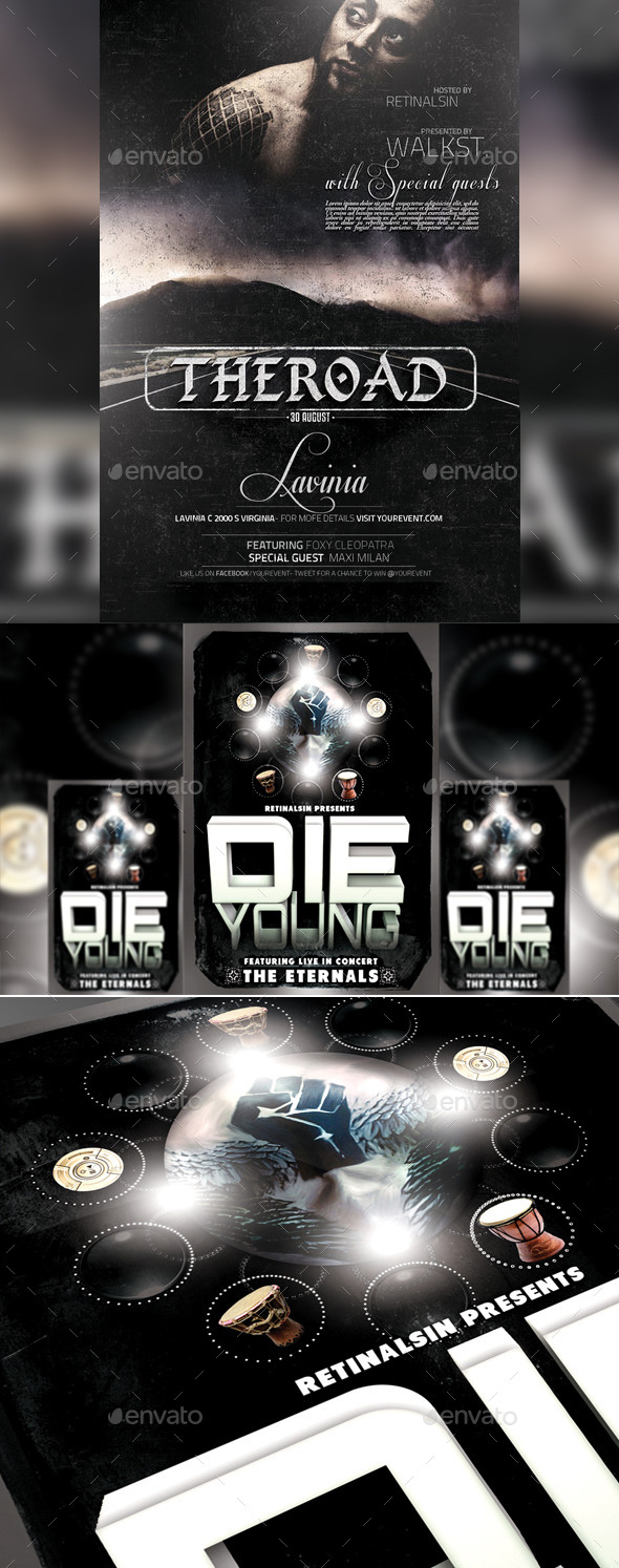 GraphicRiver The Road Flyer Bundle 11285907 GraphicRiver The Road Flyer Bundle 11285907