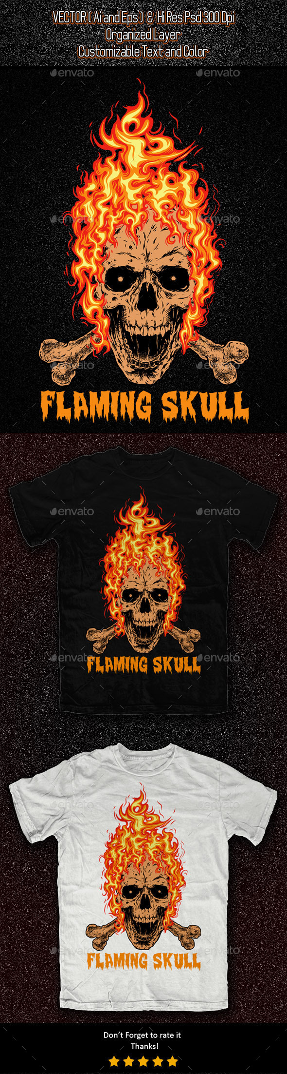 flaming skull adobe after effects download