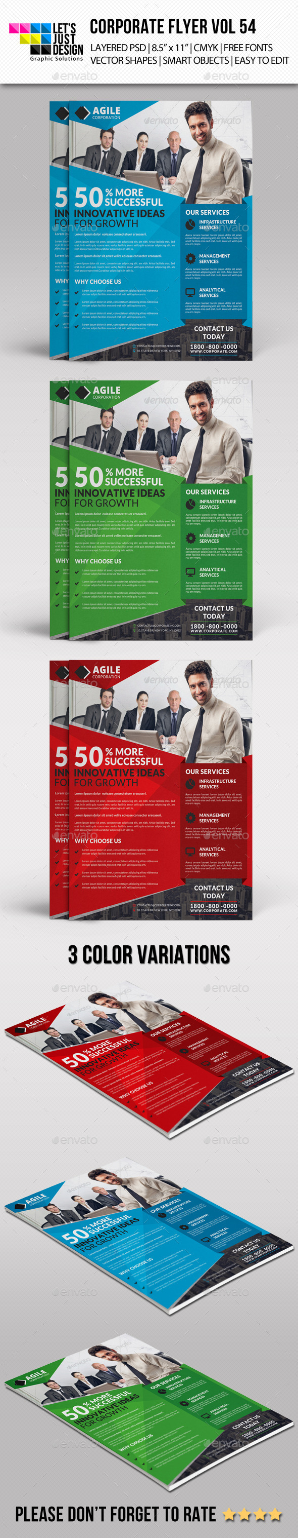 GraphicRiver Corporate Flyer Template Vol 54 11326372 GraphicRiver Corporate Flyer Template Vol 54 11326372