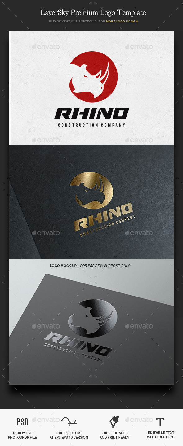 GraphicRiver Rhino 11328614 GraphicRiver Rhino 11328614