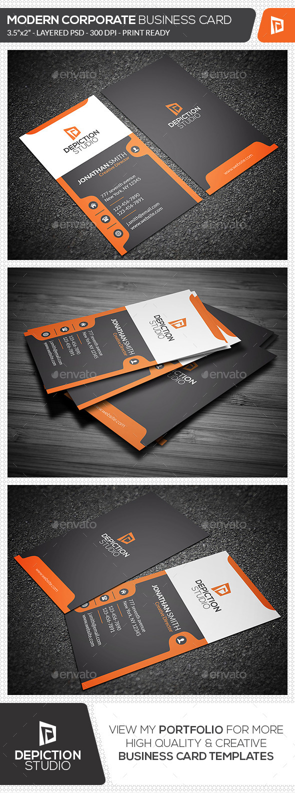 GraphicRiver Modern Corporate Business Card 11329551 GraphicRiver Modern Corporate Business Card 11329551