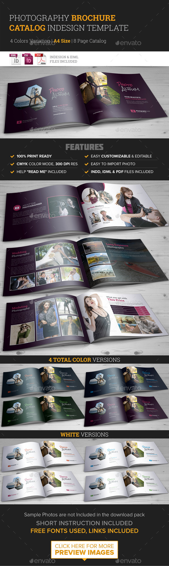 GraphicRiver Photography Brochure Catalog InDesign Template 11329813 GraphicRiver Photography Brochure Catalog InDesign Template 11329813