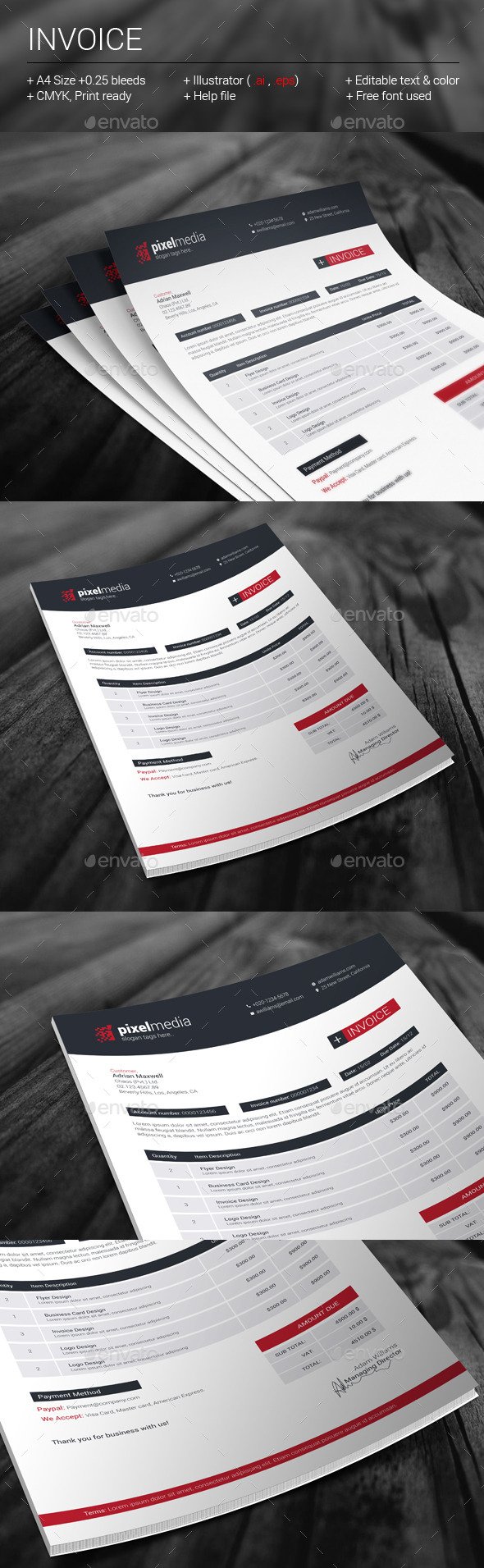 GraphicRiver Invoice 11331521 GraphicRiver Invoice 11331521
