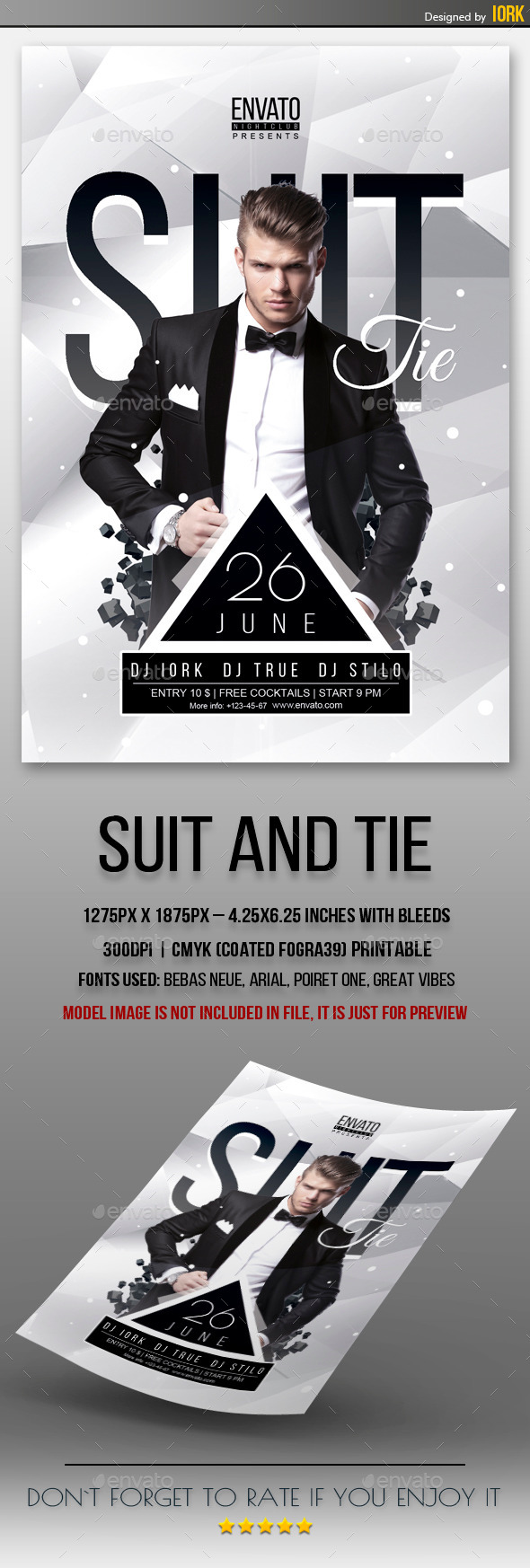 GraphicRiver Suit and Tie Party Flyer 11332512 GraphicRiver Suit and Tie Party Flyer 11332512