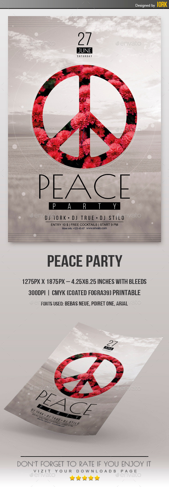 GraphicRiver Peace Party 11333161 GraphicRiver Peace Party 11333161