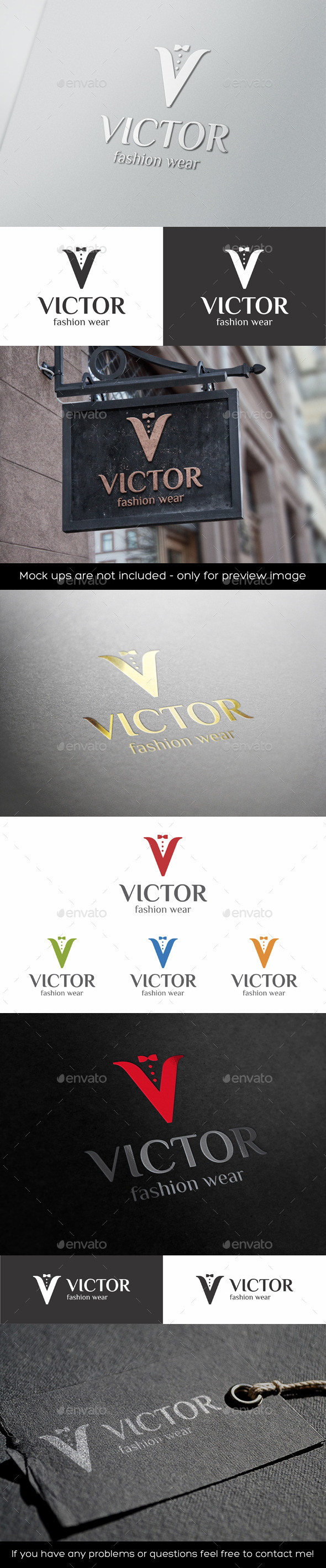 GraphicRiver V Letter Logo Mens Fashion Wear 11333455 GraphicRiver V Letter Logo Mens Fashion Wear 11333455