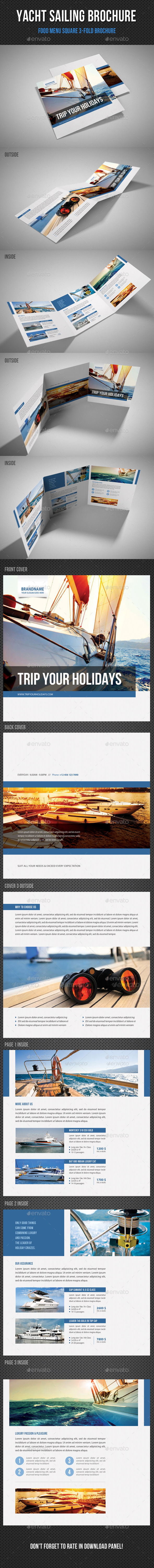 GraphicRiver Yacht Boat Sailing Square 3-Fold Brochure 01 11333718 GraphicRiver Yacht Boat Sailing Square 3-Fold Brochure 01 11333718