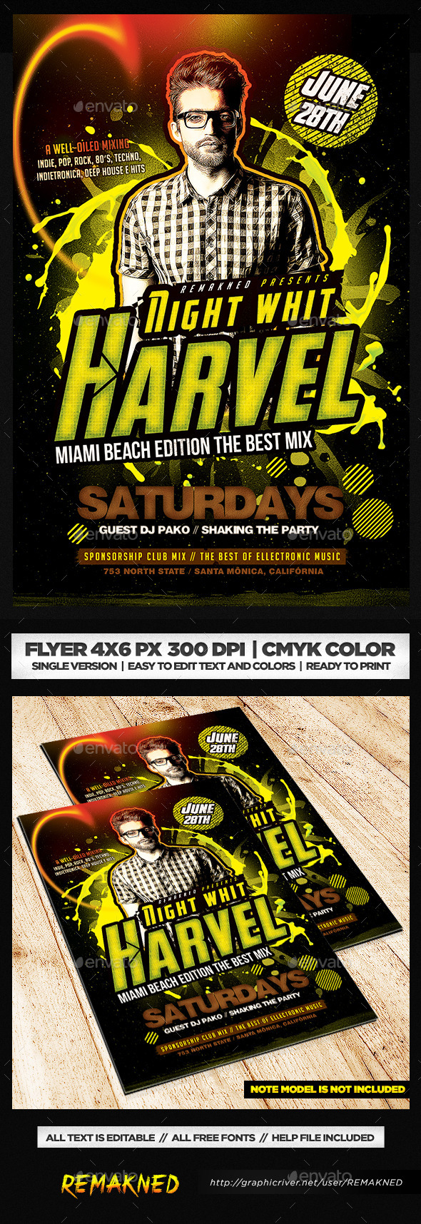 GraphicRiver Special Guest DJ Flyer Template PSD 11333760 GraphicRiver Special Guest DJ Flyer Template PSD 11333760