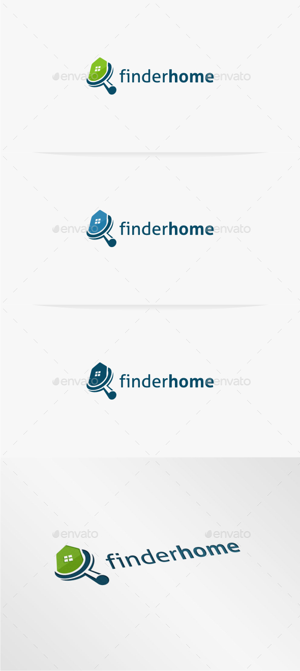 GraphicRiver Finder Home Logo Template 11334296 GraphicRiver Finder Home Logo Template 11334296